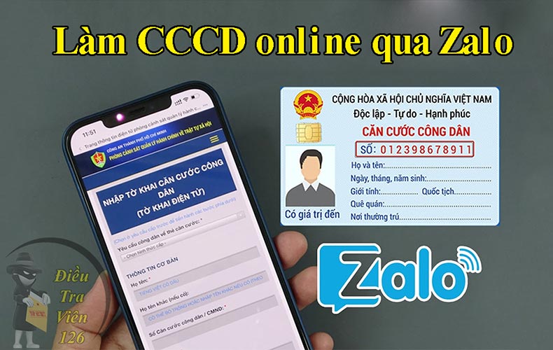 Cách đăng ký làm căn cước công dân online qua Zalo tại TPHCM 2021
