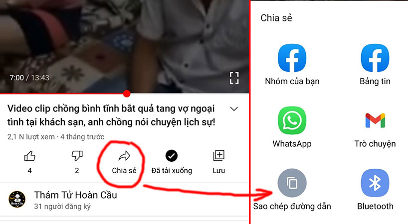 Cách tải video trên YouTube về điện thoại Android