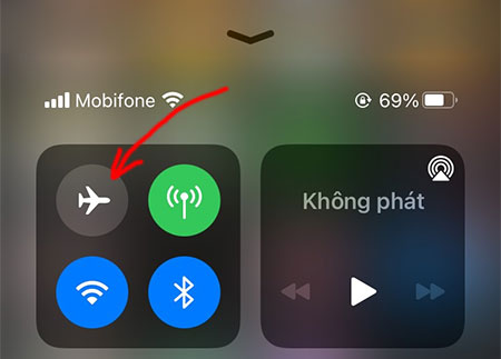 Cách tắt chế độ máy bay trên điện thoại iPhone