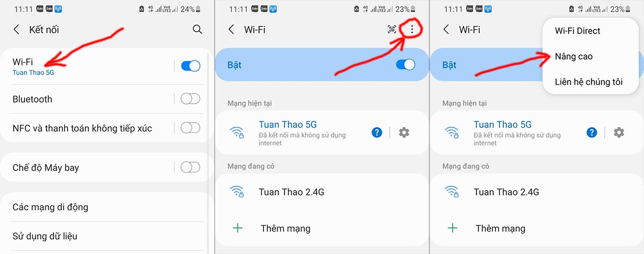 Cách xem lịch sử truy cập Wifi trên điện thoại Android