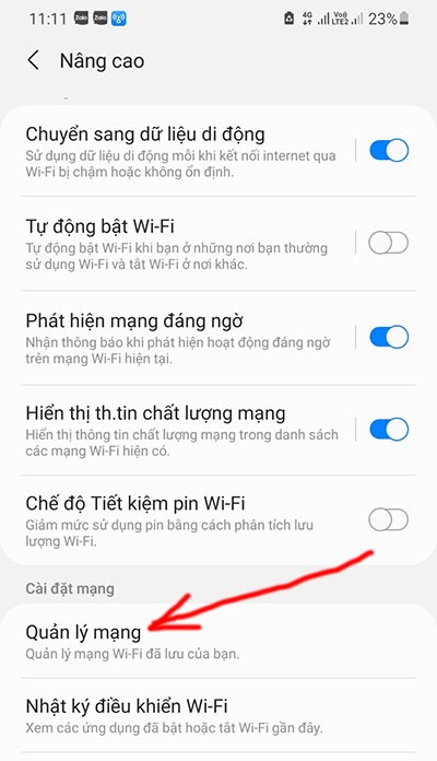 Cách xem lịch sử truy cập Wifi trên điện thoại Android