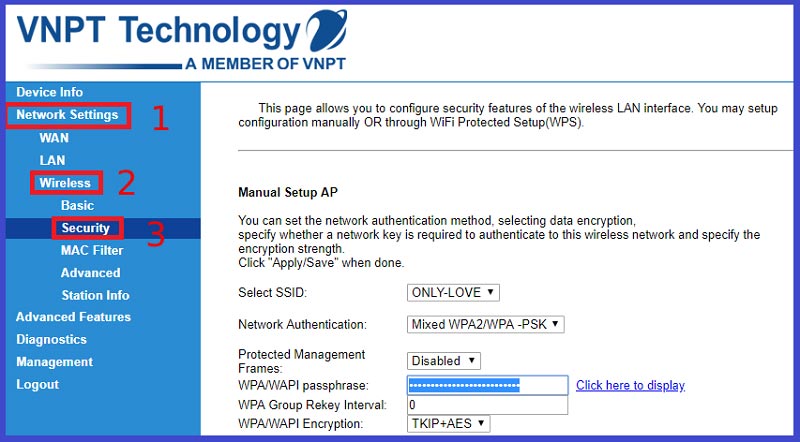 Cách đổi pass mật khẩu wifi VNPT mới nhất