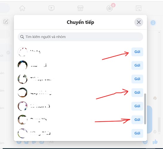 Cách gửi tin nhắn hàng loạt trên Messenger cá nhân bằng máy tính, laptop