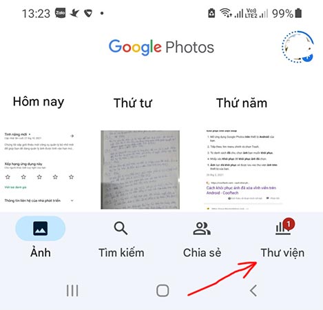 Cách khôi phục ảnh đã xóa vĩnh viễn trên Android bằng Google Photo