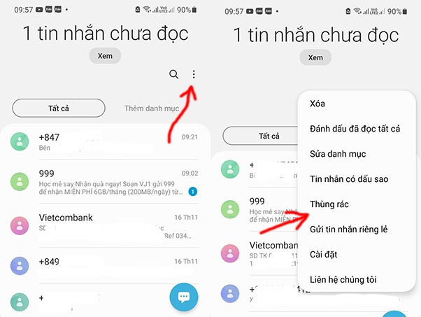 Cách khôi phục tin nhắn đã xóa vĩnh viễn trên điện thoại Samsung (Android)