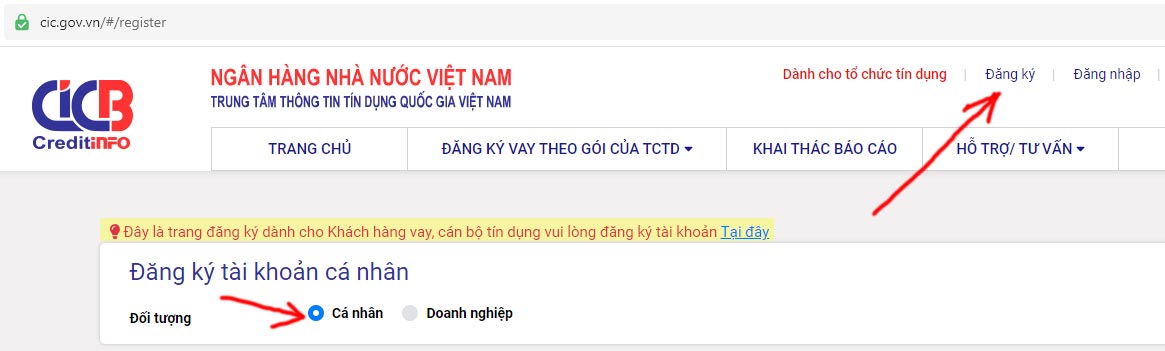 Cách kiểm tra nợ xấu bằng CMND CCCD của mình