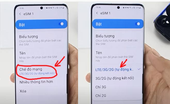 Cách cài đặt, sử dụng eSIM cho điện thoại Samsung (Android)