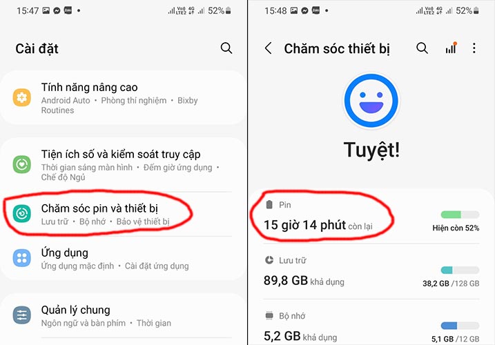 Cách sạc pin không dây Samsung (Chia sẽ pin không dây)