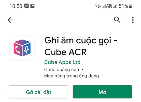 Cách ghi âm cuộc gọi trên Zalo bằng điện thoại