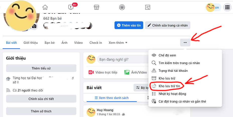 Làm sao để biết người lạ xem story trên Facebook là ai trên máy tính?
