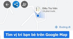 Cách gửi định vị của mình cho người khác trên iPhone, Android