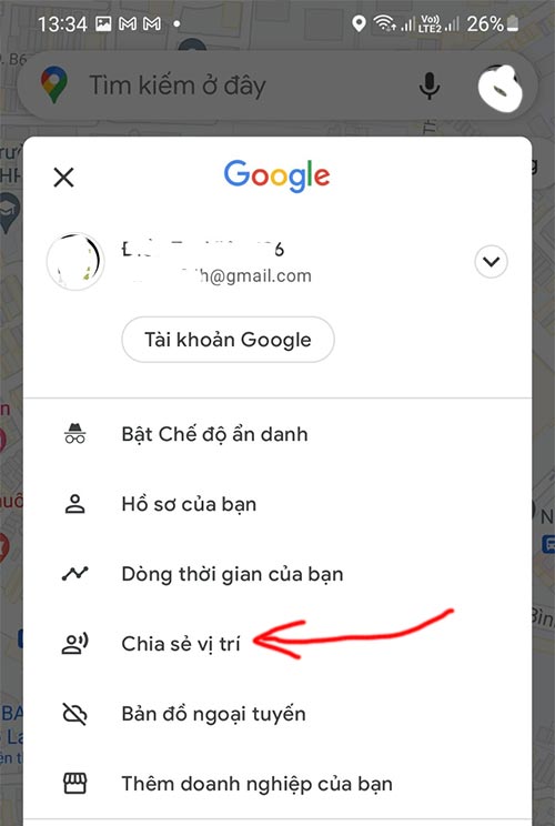 Cách gửi định vị của mình cho người khác trên điện thoại iPhone, Android