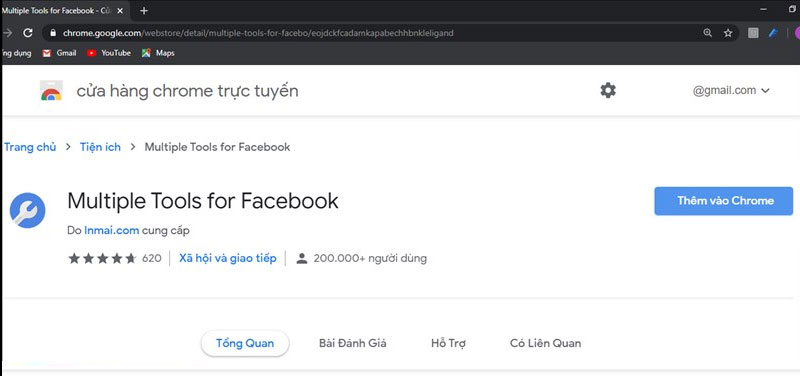 Cách sử dụng Multiple Tools for Messenger trên máy tính
