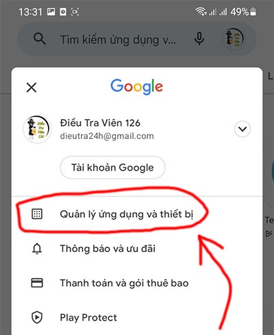 Cách mở ứng dụng ẩn trên CH Play