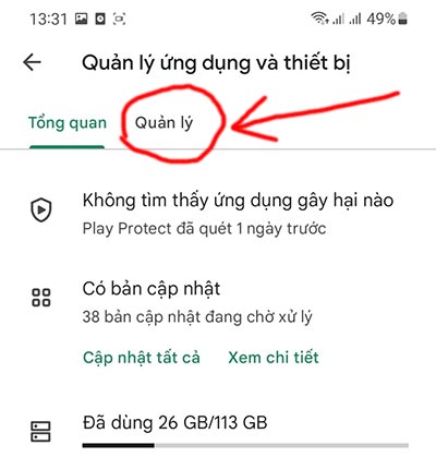Cách mở ứng dụng ẩn trên CH Play
