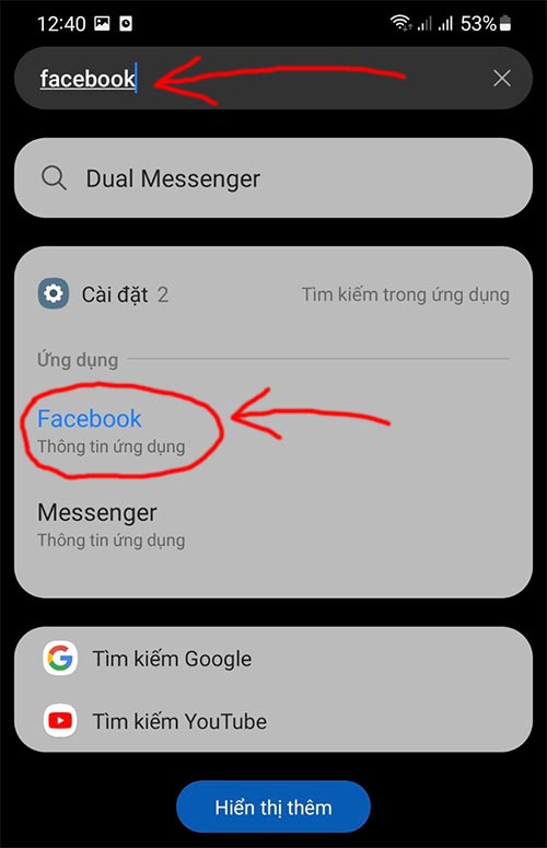 Cách mở ứng dụng đã ẩn trên điện thoại Samsung
