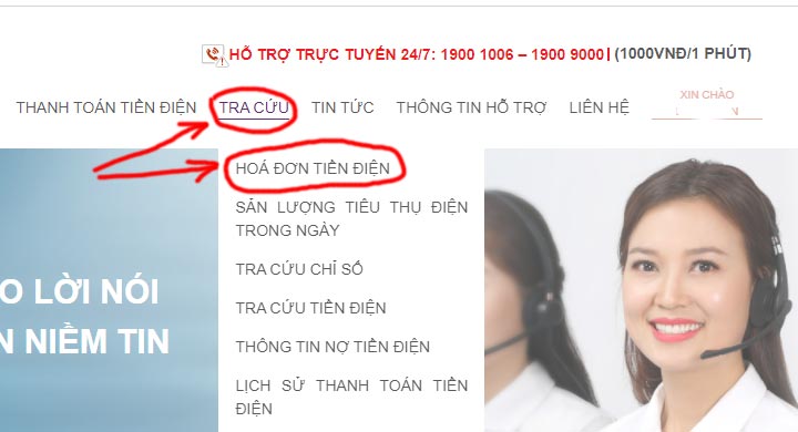 Cách tra cứu xem hóa đơn tiền điện bằng mã khách hàng