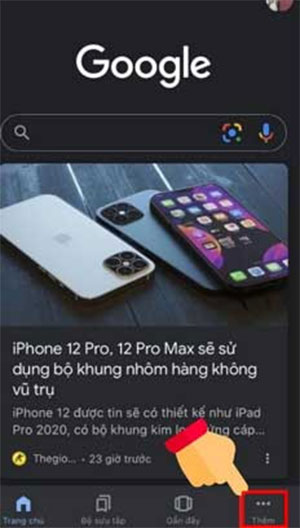 Cách xóa lịch sử tìm kiếm Google trên điện thoại iPhone
