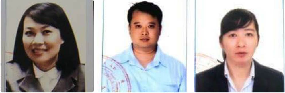 Trần Thị Kim Chi, Lê Vương Hoàng, Nguyễn Thị Minh Huệ OceanBank bị truy nã từ 2017