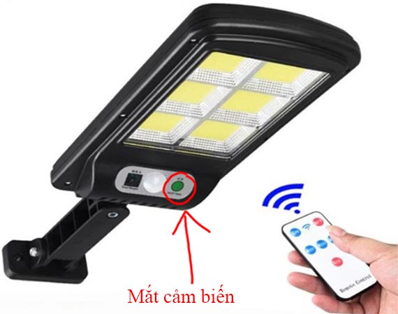 Cách bật / tắt cảm biến đèn năng lượng mặt trời