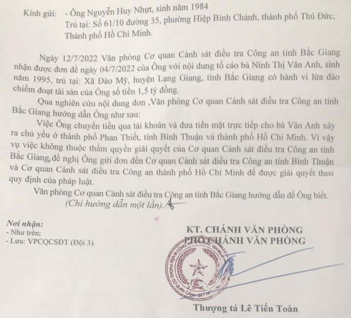 Kalim Nguyen tố cáo Anna Bắc Giang lừa đảo