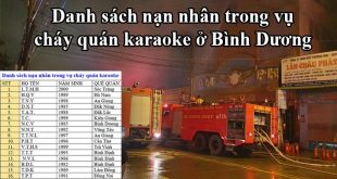 Danh tính 33 người chết trong quán karaoke ở Bình Dương