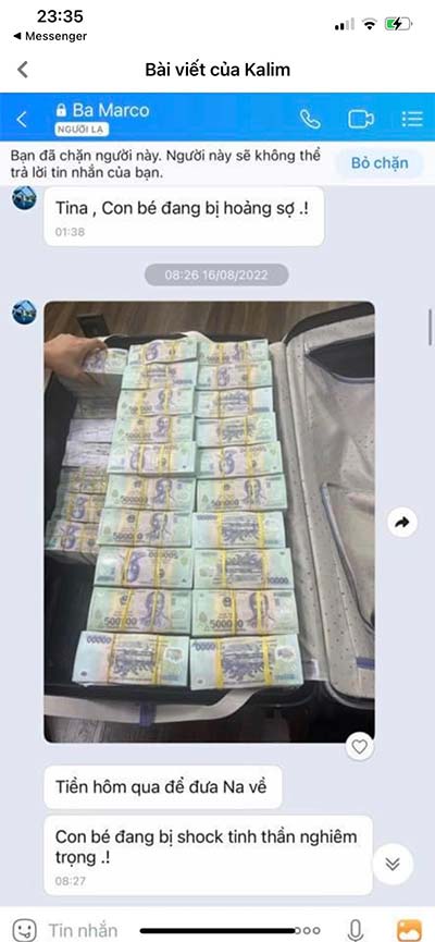 Kalim Nguyen bị Anna Bắc Giang lừa đảo cả tình lẫn tiền