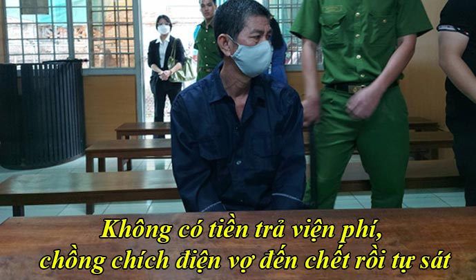 Không có tiền đóng viện phí chồng giết vợ rồi tự sát