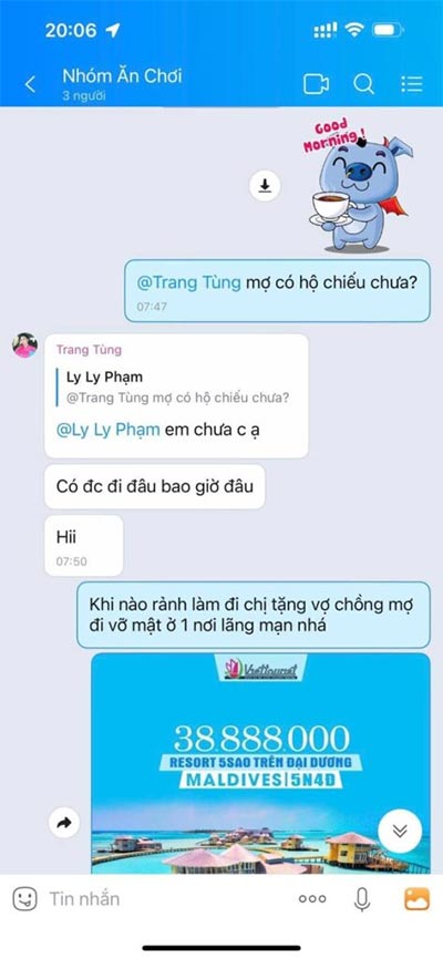Tin nhắn cô giáo mầm non Vĩnh Phúc ngoại tình