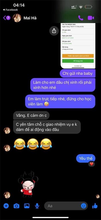 Tin nhắn cô giáo mầm non Vĩnh Phúc ngoại tình