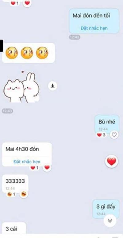 Tin nhắn cô giáo mầm non Vĩnh Phúc ngoại tình